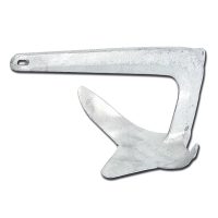 Bruce type anchor galvanized