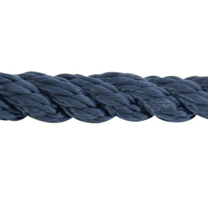 Polyester Twisted Rope Navy Blue 20mm – Inox Center – Rhodes Marine Services