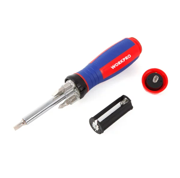 WORKPROP 4-In-1 Lighted Screwdriver WP221047